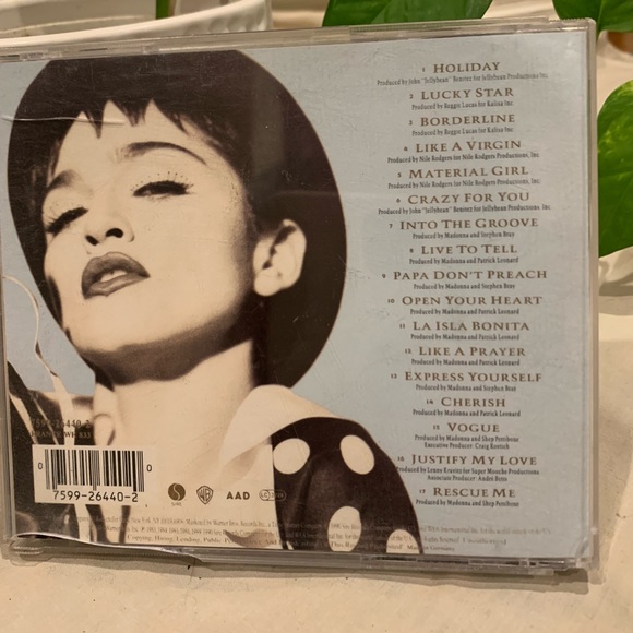 Madonna - The Immaculate Collection - Picture 2 of 2